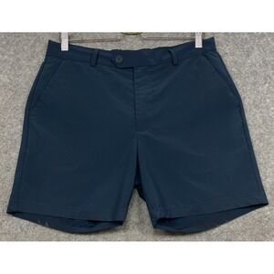G/Fore G Fore Shorts Mens 32 Navy Blue Maverick 4 Way Stretch Golf Performance